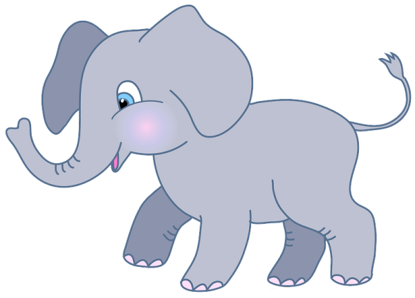 Слоны мультяшные