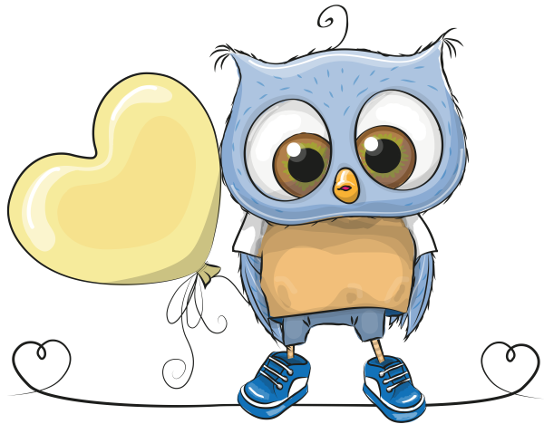 Сова мультяшный