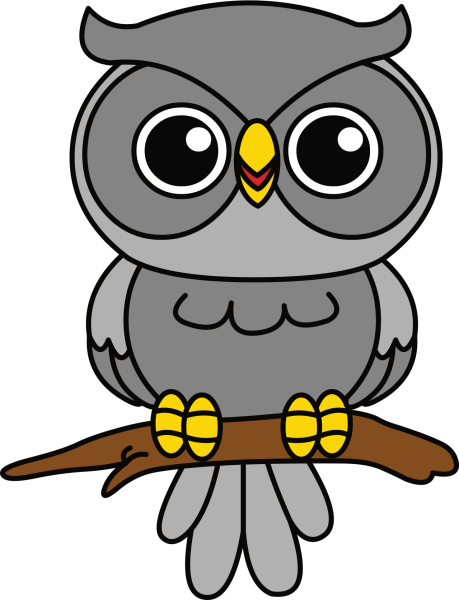 Сова мультяшная