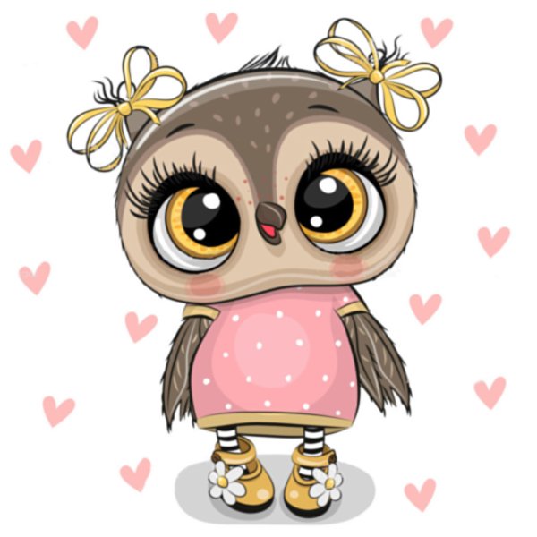 Совы мультяшные