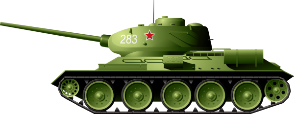 Танк т34 сбоку
