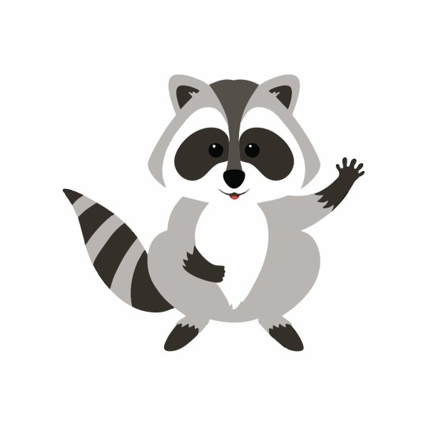 Енот векторный