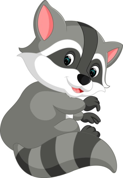 Мультяшные еноты