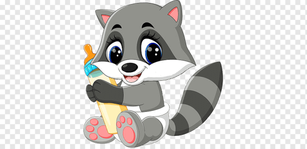 Мультяшные еноты