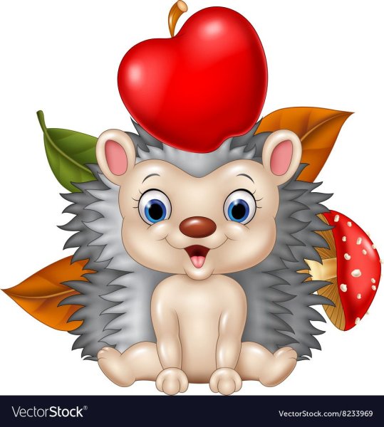 Ежики мультяшные