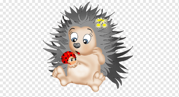 Ежик рисунок