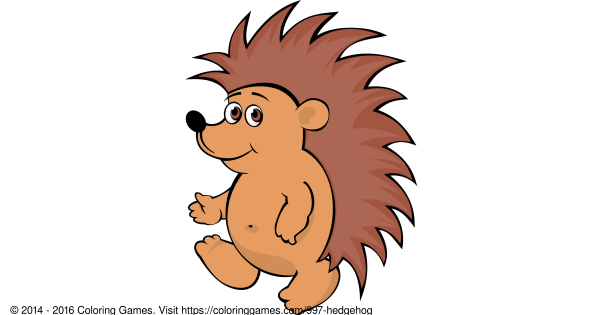 Еж из мультика