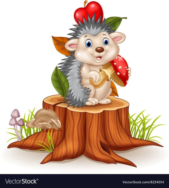 Ежики мультяшные