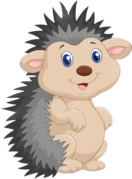 Ежик мультяшный