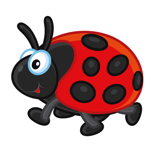 Божья коровка мультяшная