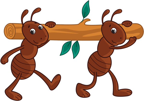 Муравей мультяшный