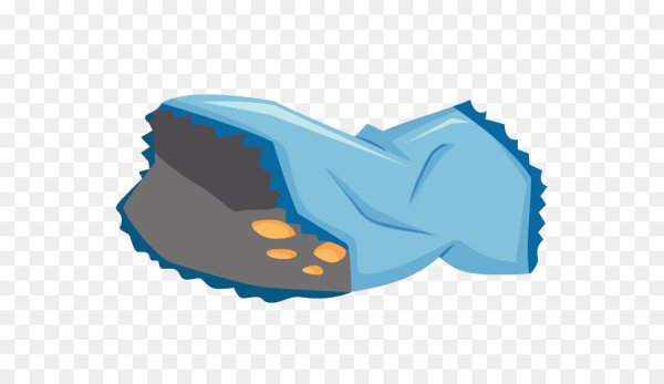 Мультяшный мусор на прозрачном фоне