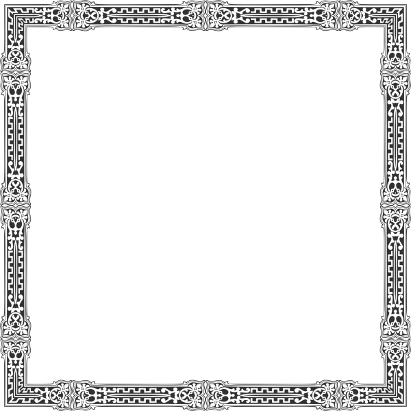 Рамка в индийском стиле