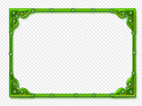Салатовая рамка