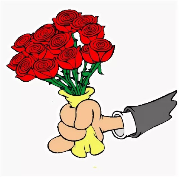 Цветы карикатура