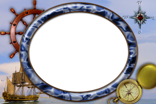 Фоторамка корабль