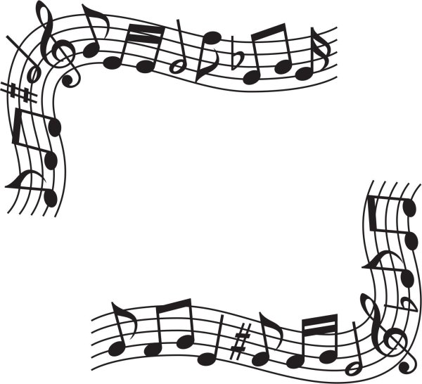 Рамка нотки