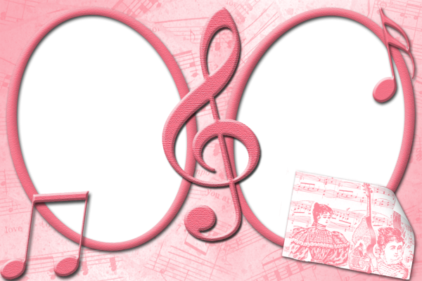 Красивые музыкальные рамки