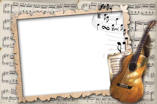 Рамка в музыкальном стиле