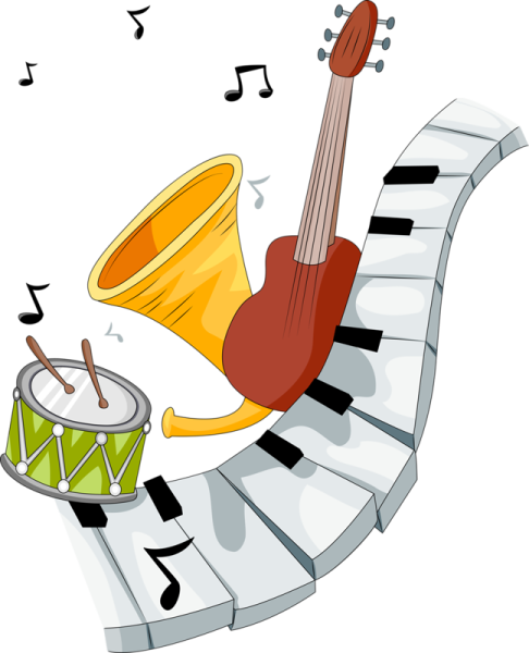 Мультяшные музыкальные инструменты
