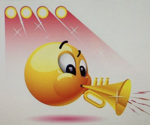 Смайлики с музыкальными инструментами