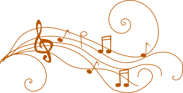Музыкальный клипарт на прозрачном фоне