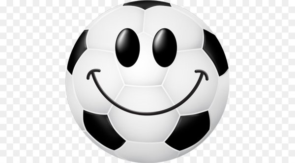 Футбольный мяч с лицом