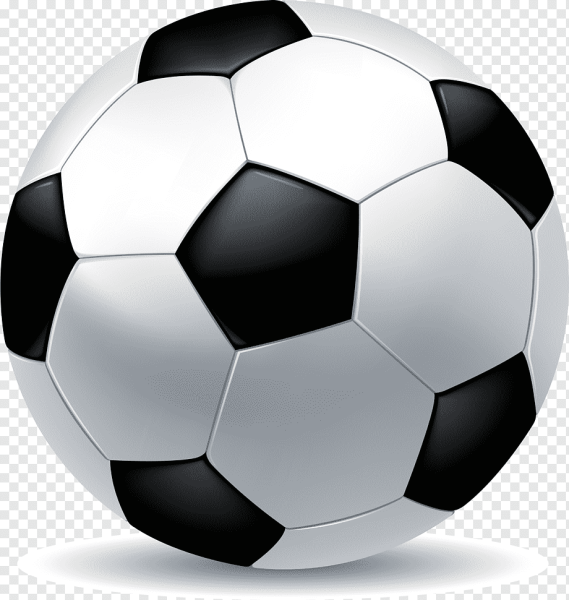 Футбольный мяч на белом фоне