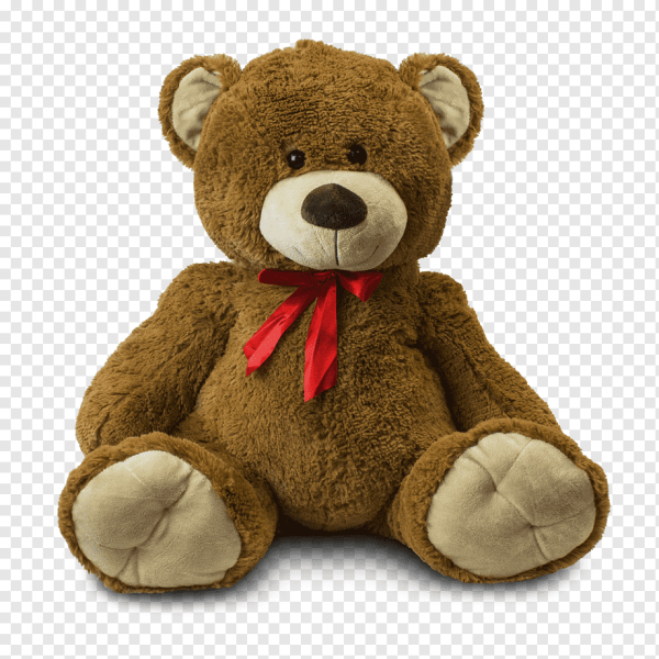 Игрушка мишка на прозрачном фоне