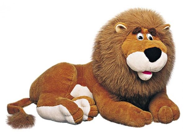 Игрушка Лев на прозрачном фоне