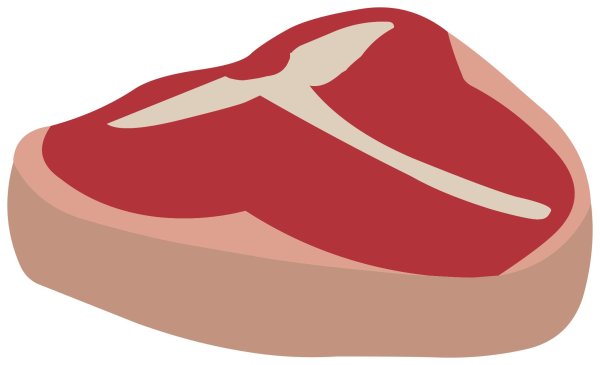 Мясо нарисованное