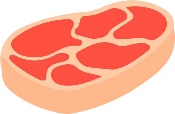 Стейк мультяшный