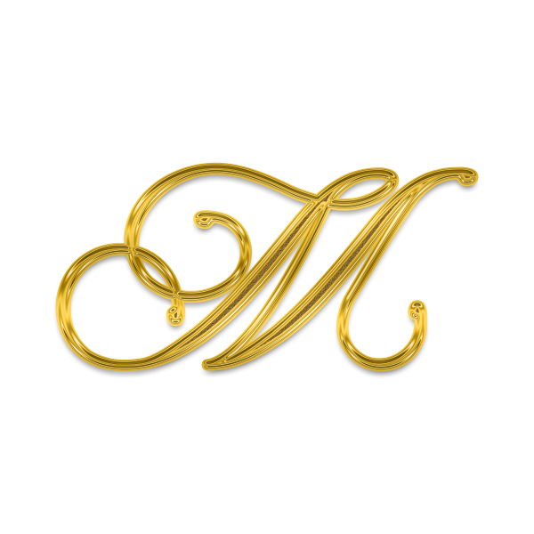 Золотые буквы