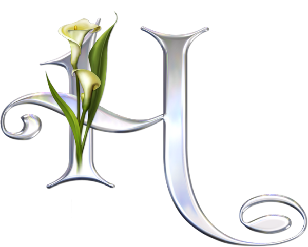 Красивые буквы прозрачные