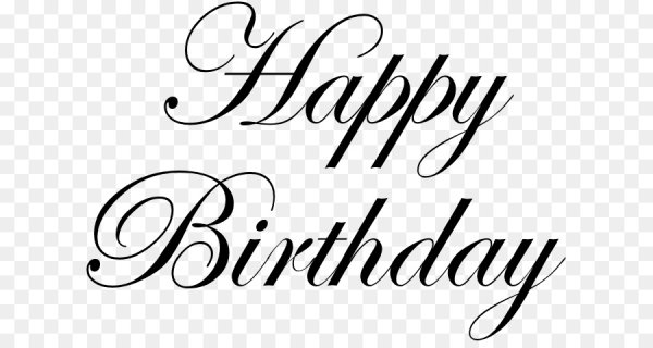 Happy Birthday надпись