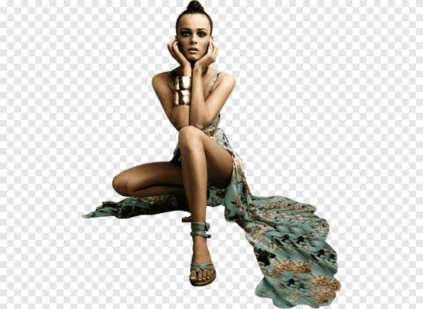 Модель на прозрачном фоне