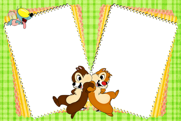 Фоторамки детские двойные