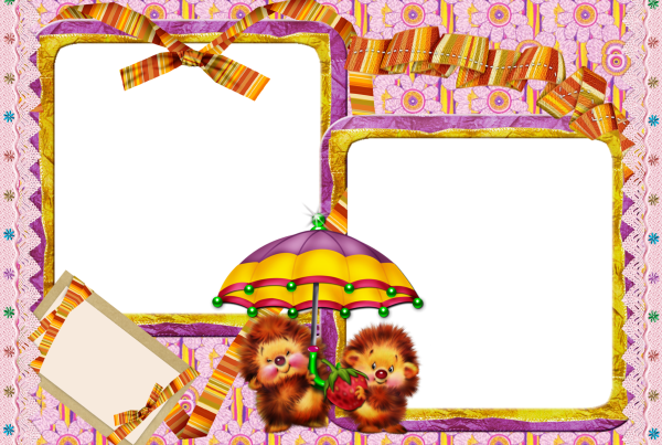 Рамка двойная для детского сада