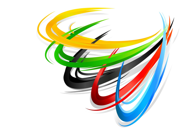 Абстракция на прозрачном фоне