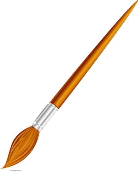 Ребенок с кисточкой