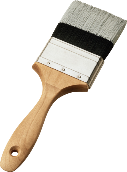 Краски с кисточкой