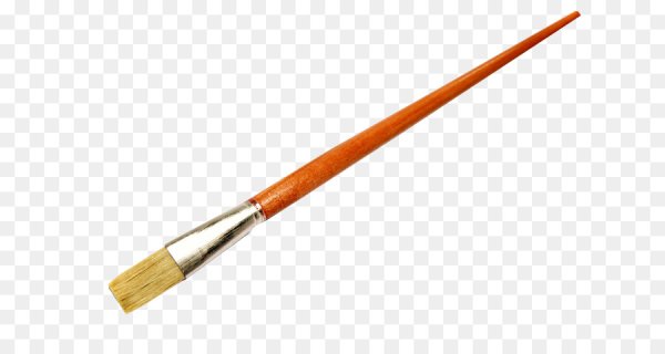 Кисточка для рисования на белом фоне