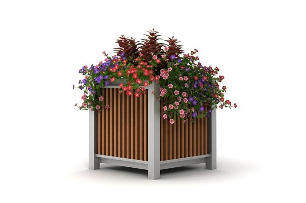 Цветы в кадках