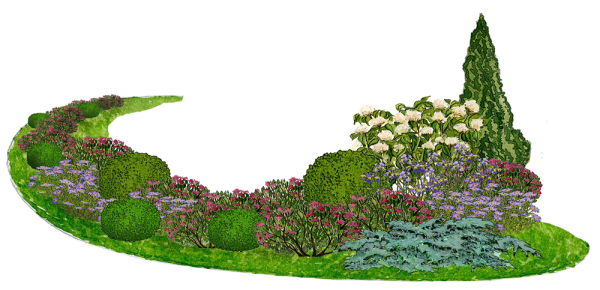 Скетчап Альпийская горка