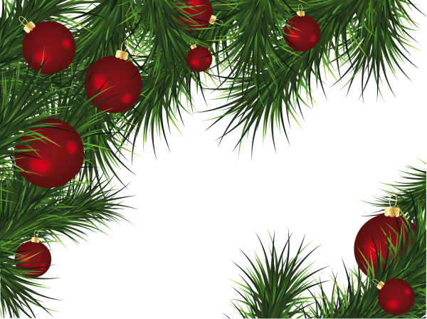 Новогодние еловые ветки