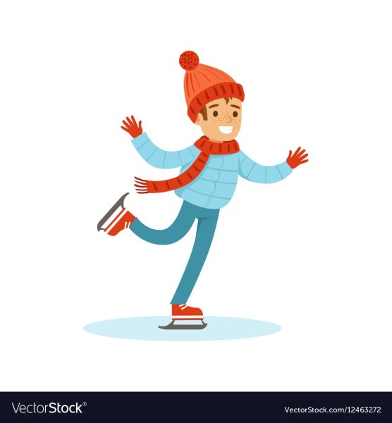 Человечек на коньках