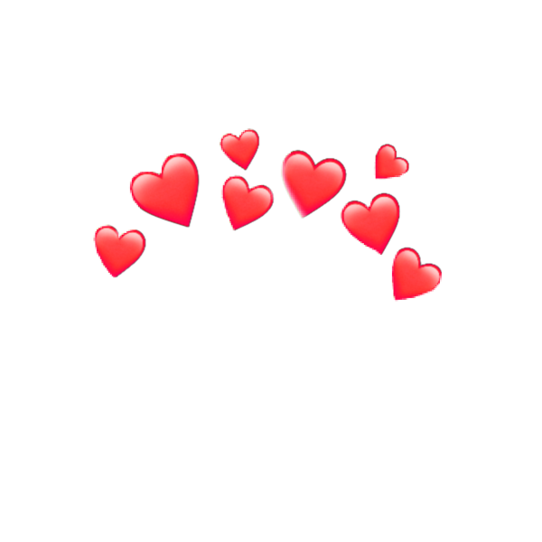 Сердечки над головой