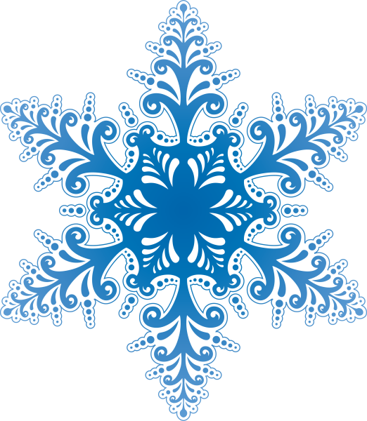 Снежинки на прозрачном фоне