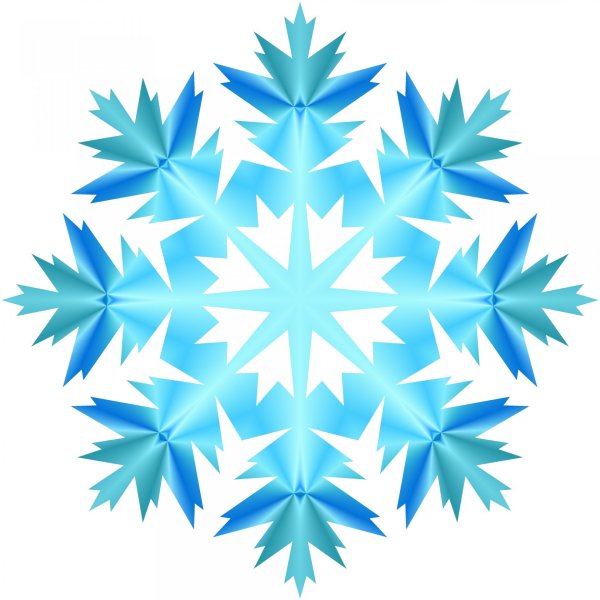 Снежинки на прозрачном фоне