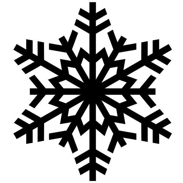 Снежинки на белом фоне